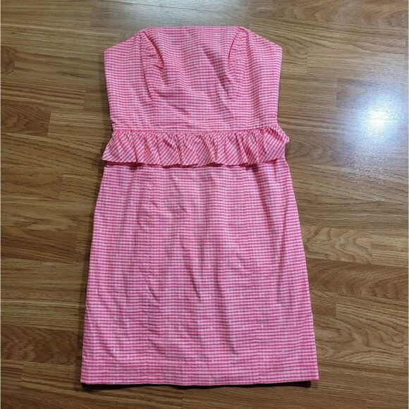 Lilly Pulitzer Fiesta Gingham Dress 2 - Picture 2 of 8